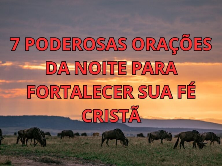 7 Poderosas Orações da Noite para Fortalecer sua Fé Cristã (2) - Minuto ...