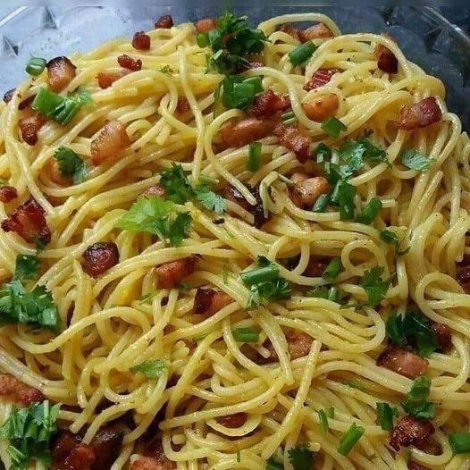 Macarrão com Bacon